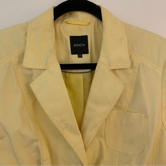 Bonita Yellow Blazer Style Jacket Women's Women’s Size Large - Picture 3 of 15
